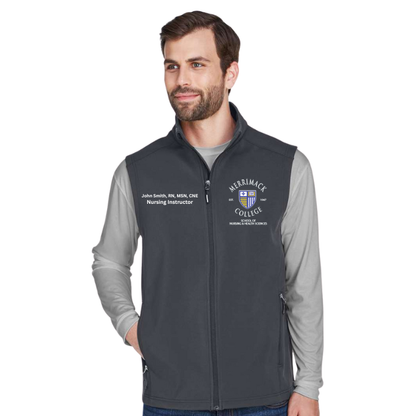 MERRIMACK MEN'S FLEECE BONDED SOFT SHELL VEST