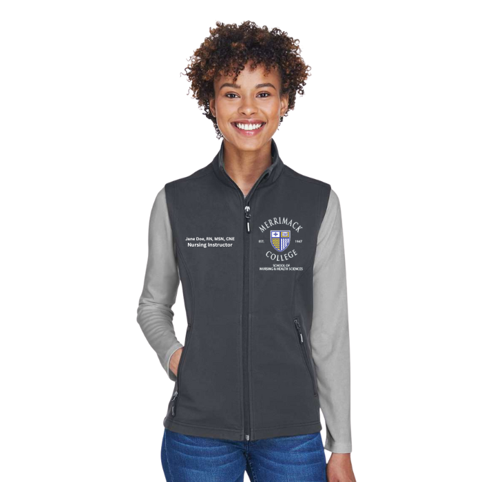 MERRIMACK WOMEN'S FLEECE BONDED SOFT SHELL VEST
