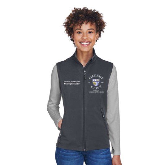 MERRIMACK WOMEN'S FLEECE BONDED SOFT SHELL VEST