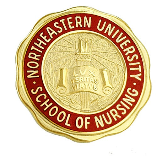 Northeastern Nursing Graduation Pin and Guard