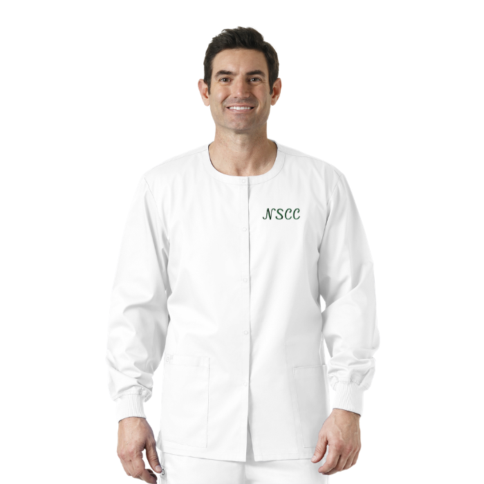 Unisex NSCC ADN Embroidered Scrub Jacket