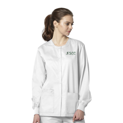 Unisex NSCC ADN Embroidered Scrub Jacket