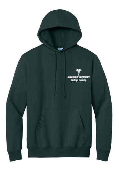 Port & Company® Crewneck Sweatshirt Or Hoodie w/ MCC Caduceus logo