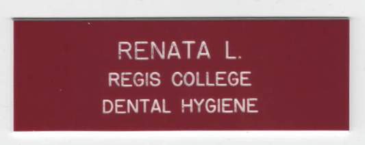 Name Pin - Regis Dental Hygiene