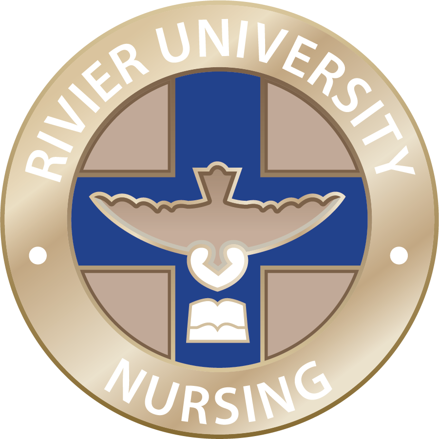 Custom Graduation Pin with Rivier Seal