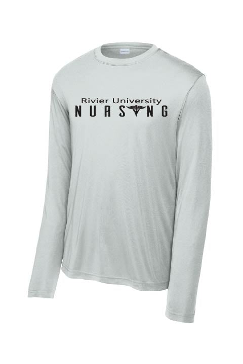 Adult/Unisex PosiCharge Competitor Long-Sleeve T-Shirt w/ Rivier Nursing
