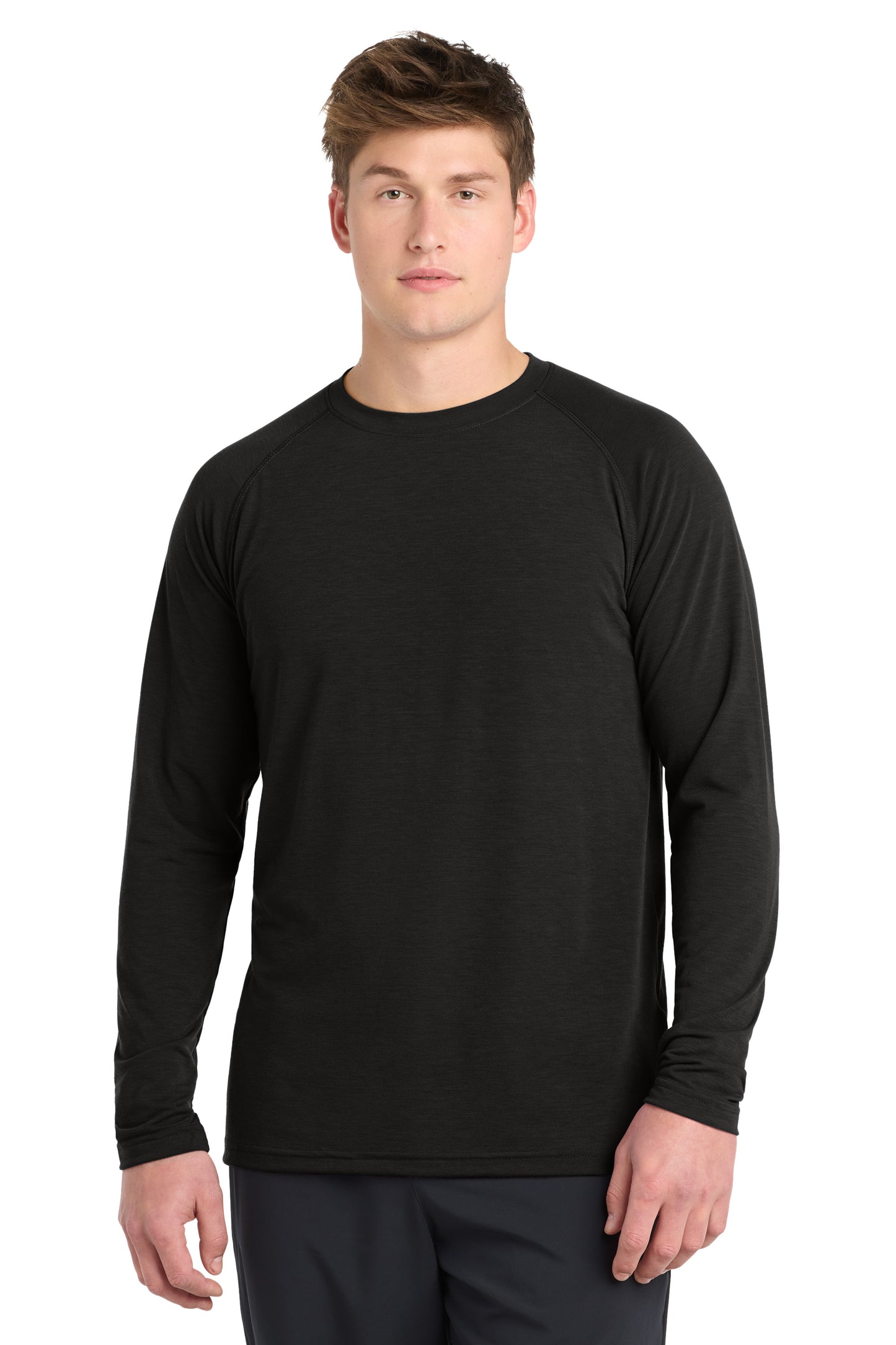 Men's Ultimate Performance Long Sleeve Tee-Black