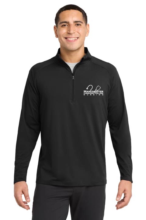 Men's Sport-Tek® Sport-Wick® Stretch 1/4-Zip Pullover w/ MCC Nursing Logo