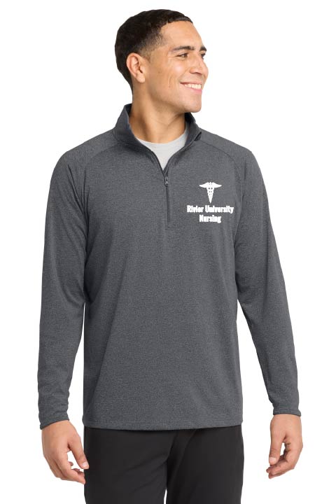 Sport-Tek® Sport-Wick® Stretch 1/4-Zip Pullover w/ Rivier Nursing Logo