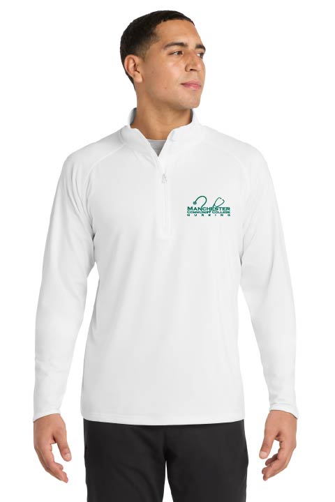 Men's Sport-Tek® Sport-Wick® Stretch 1/4-Zip Pullover w/ MCC Nursing Logo