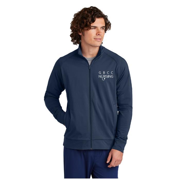Men's Sportwick Full Zip Jacket w/ choice of GBCC logo