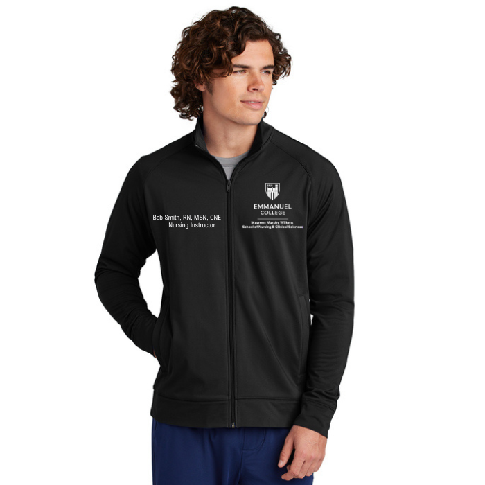 Emmanuel College Men's Faculty Sport Tek Smooth Fleece Jacket