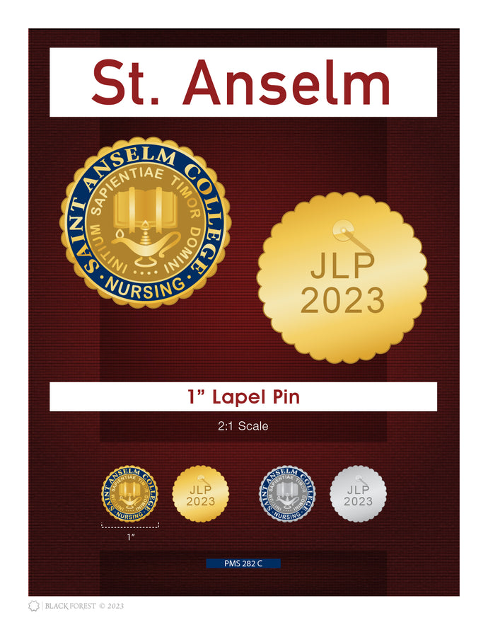 St. Anselm Jewelry Pin