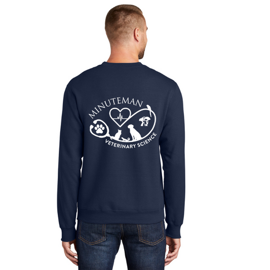 Minuteman Animal Science Sweatshirt- Navy