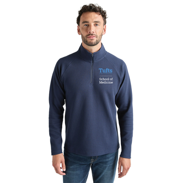 TUSM-Men's TexturKnit™ Quarter Zip Pullover