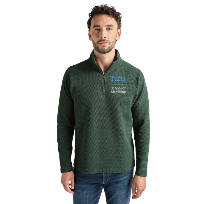 TUSM-Men's TexturKnit™ Quarter Zip Pullover