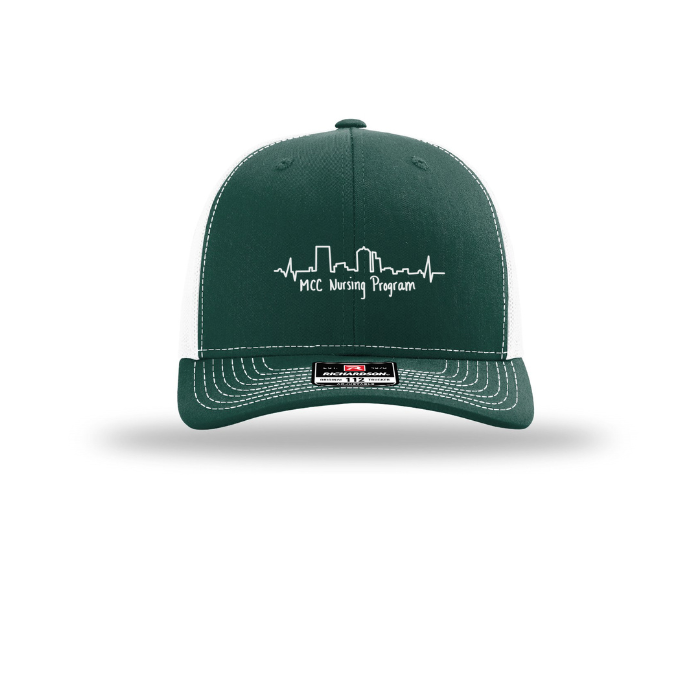 Richardson Snapback Trucker Baseball Hat w/ MCC Nursing Logo