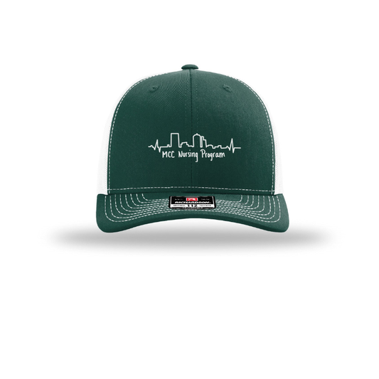 Richardson Snapback Trucker Baseball Hat w/ MCC Nursing Logo