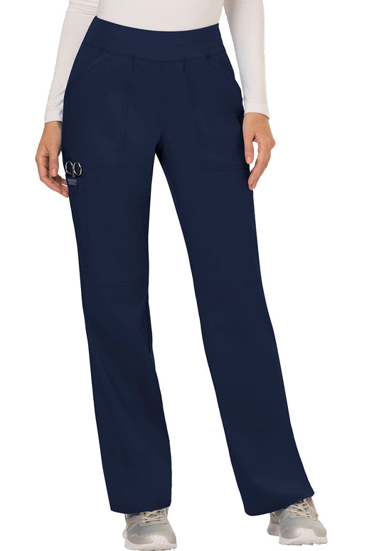 Women's Revolution Mid Rise Straight Leg Pull-on Pant in Navy