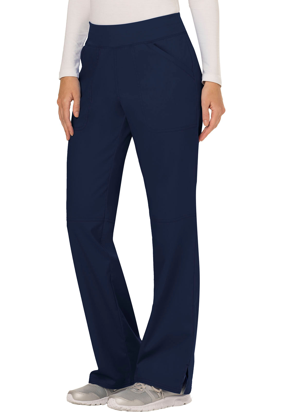 Women's Revolution Mid Rise Straight Leg Pull-on Pant in Navy
