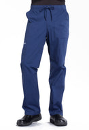 Workwear Line: Men's Tapered Leg Fly Front Cargo Pant in Navy