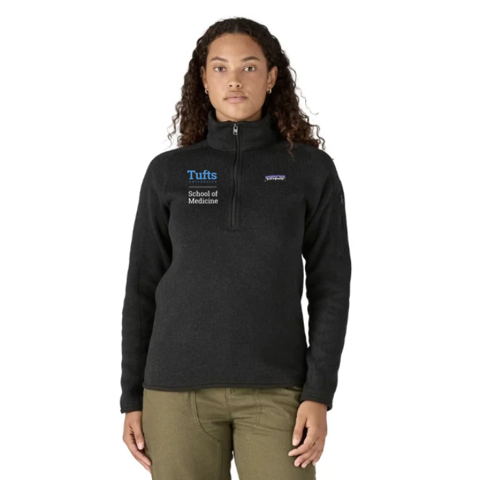 TUSM-Patagonia Women's Better Sweater Quarter Zip Tufts SOM Logo