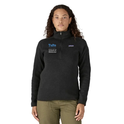 TUSM-Patagonia Women's Better Sweater Quarter Zip Tufts SOM Logo