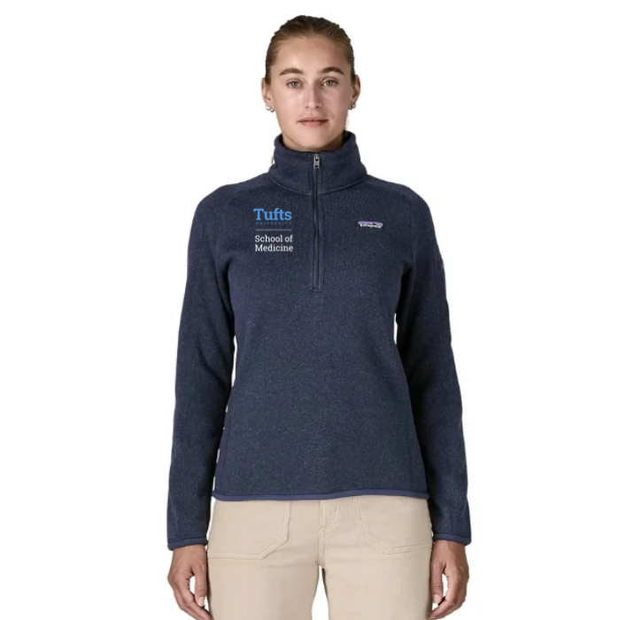 TUSM-Patagonia Women's Better Sweater Quarter Zip Tufts SOM Logo