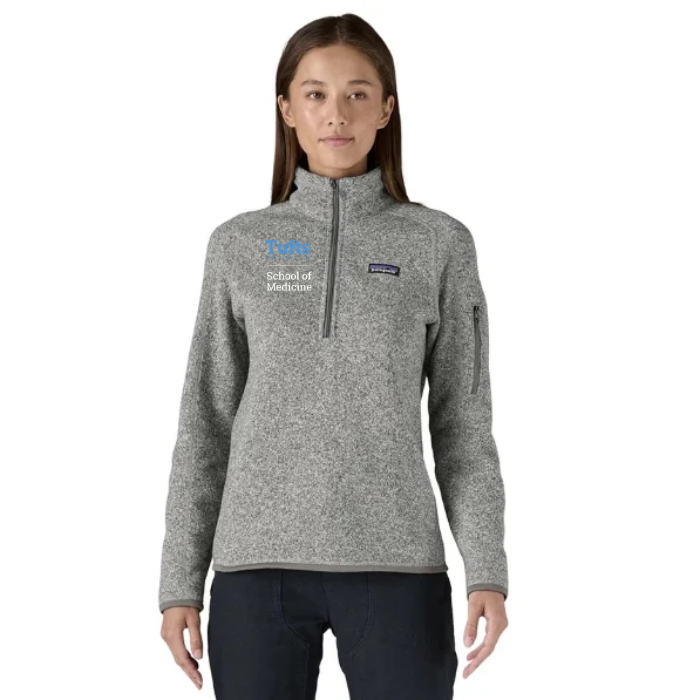 TUSM-Patagonia Women's Better Sweater Quarter Zip Tufts SOM Logo