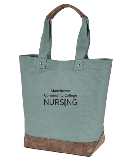 Authentic Pigment Canvas Resort Tote w/ MCC Nursing Logo