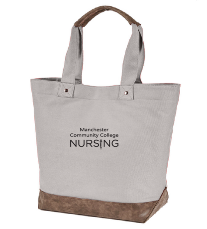 Authentic Pigment Canvas Resort Tote w/ MCC Nursing Logo