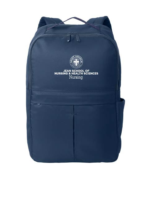 Port Authority ® Matte Backpack w/ Saint Anselm Jean School Logo