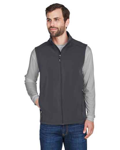 CORE365 Men's Cruise Two-Layer Fleece Bonded Soft Shell Vest with UNH logo