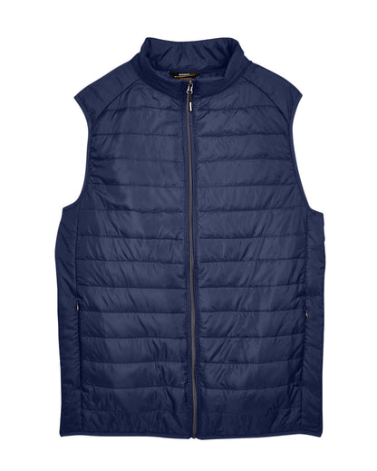 Men's Prevail Packable Puffer Vest w/ Rivier Nursing logo