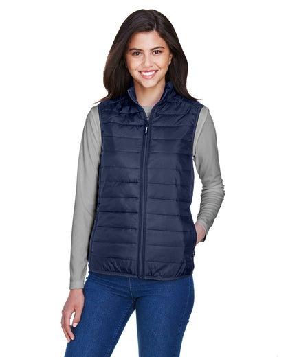 Women's Prevail Packable Puffer Vest w/ Rivier Nursing logo