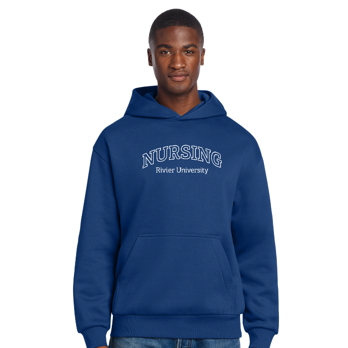 District® V.I.T.™ Heavyweight Fleece Hoodie w/ Rivier Logo