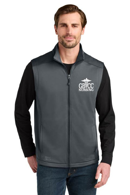 Eddie Bauer Men's Smooth Fleece Vest w/ GBCC Crane logo