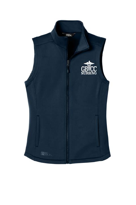 Eddie Bauer Women's Smooth Fleece Vest w/ GBCC Crane Logo