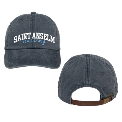 Optimum Pigment-Dyed Dad Hat w/ Saint Anselm Nursing