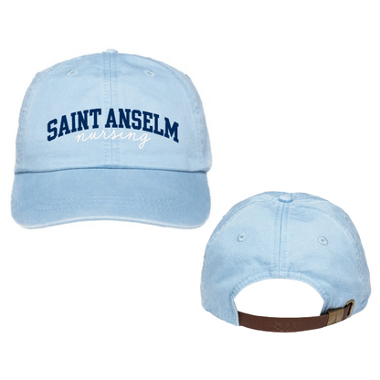Optimum Pigment-Dyed Dad Hat w/ Saint Anselm Nursing