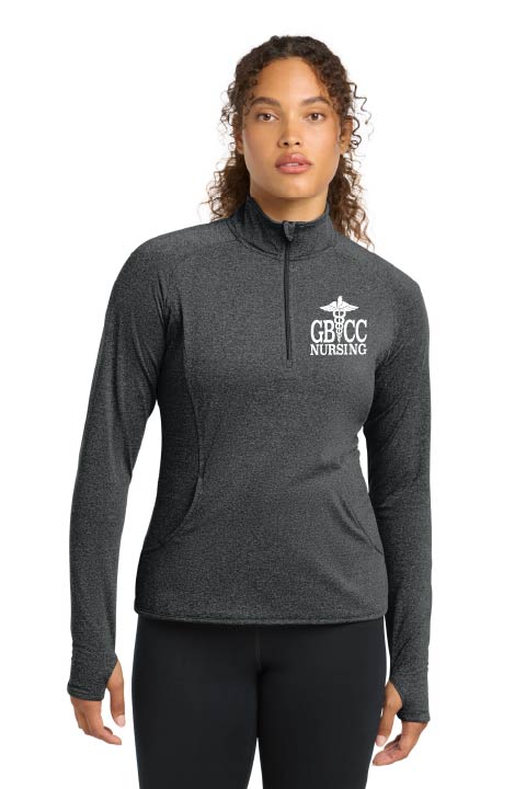 Sport-Tek® Women's Sport-Wick® Stretch 1/4-Zip Pullover w/ choice of GBCC Logo