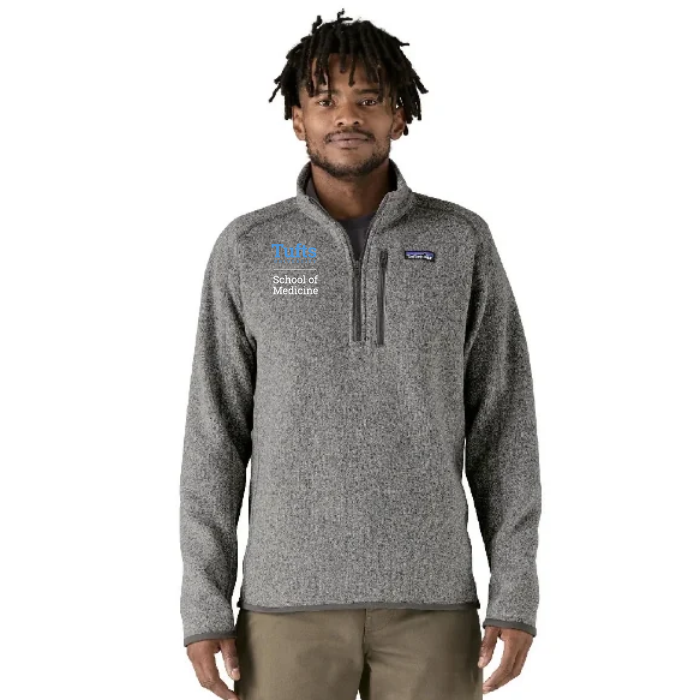 TUSM-Patagonia Men's Better Sweater Quarter Zip Tufts SOM Logo