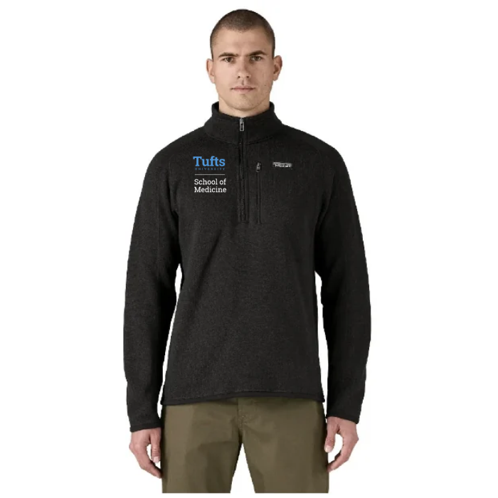 TUSM-Patagonia Men's Better Sweater Quarter Zip Tufts SOM Logo