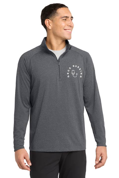 Sport-Tek® Men's Sport-Wick® Stretch 1/4-Zip Pullover w/ choice of GBCC Logo