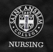 Load image into Gallery viewer, Women&#39;s Heathered Fleece Jacket w/ St. Anselm Nursing Logo
