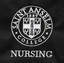 Load image into Gallery viewer, Men&#39;s Heathered Fleece Vest w/St. Anselm Nursing Logo
