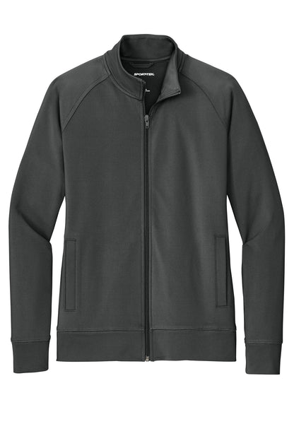 Women's Charcoal QCC AD Embroidered Smooth Fleece Jacket