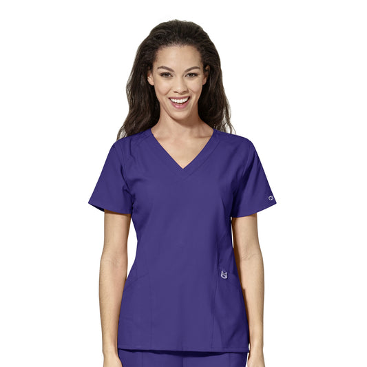 Women's Monty Tech Scrub Top w/ Patch Sewn