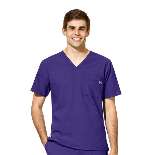 Men's Monty Tech Scrub Top w/ Patch Sewn