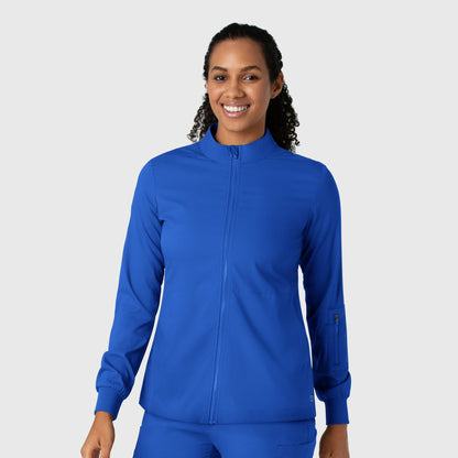 Women's Boundless Warm Up Zip Jacket in Royal
